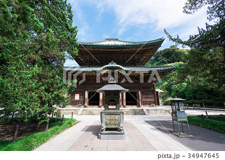鎌倉 建長寺の仏殿 鎌倉 建長寺の仏殿 34947645