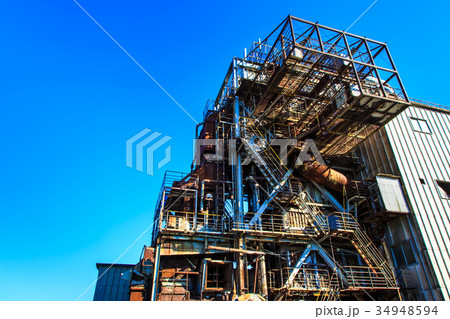 廃火力発電所 池島炭鉱跡 長崎 34948594