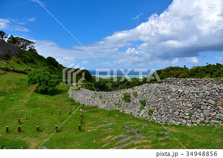 今帰仁城の石垣 今帰仁城の石垣 34948856