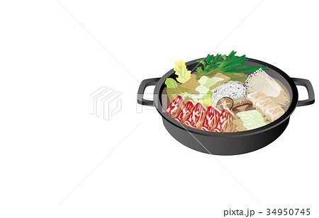 今日のご飯すき焼き鍋 34950745