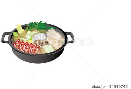 今日のご飯すき焼き鍋 34950746
