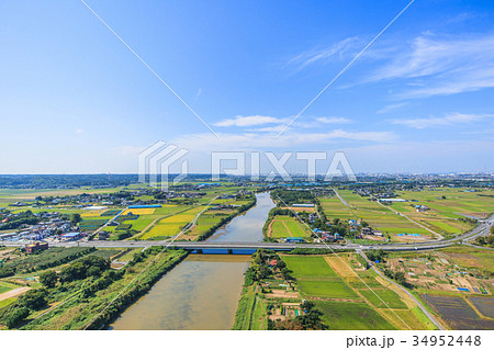 市原市　国分台　海士有木　村上　今富付近を空撮 34952448