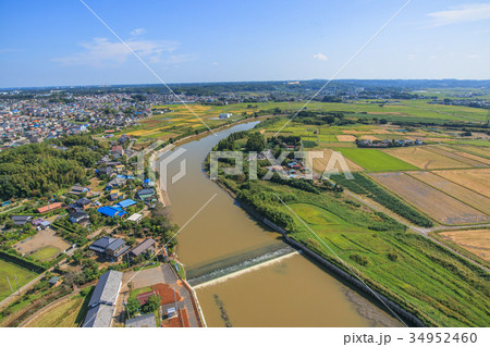 市原市　国分台　海士有木　村上　今富付近を空撮 34952460