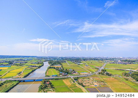 市原市　国分台　海士有木　村上　今富付近を空撮 34952484