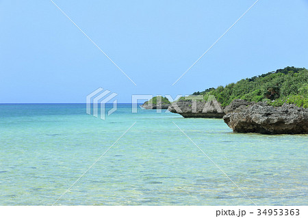 石垣島の海岸 石垣島の海岸 34953363