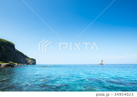 観光名所 ローソク岩  /  北海道 積丹町 34954023