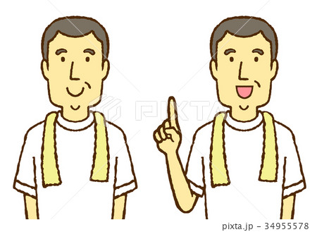 中年男性 中年男性 34955578