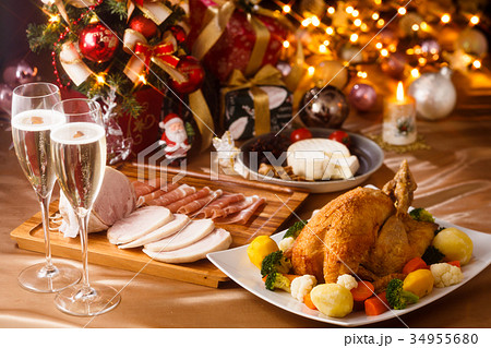 クリスマスパーティー　クロスフィルター 34955680