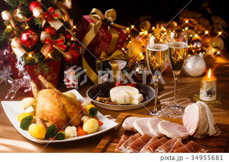 クリスマスパーティー　クロスフィルター 34955681