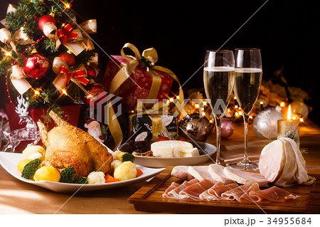 クリスマスパーティー　クロスフィルター 34955684