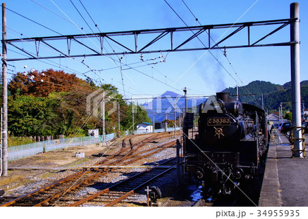 秩父鉄道 蒸気機関車 SL C58 363 パレオエクスプレス 三峰口駅（埼玉県 秩父市） 34955935