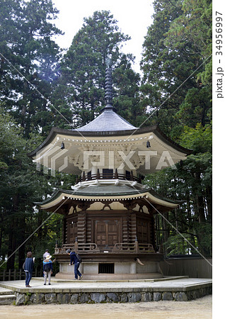 高野山　六角経堂 34956997