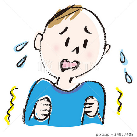 ハラハラしている人 34957408