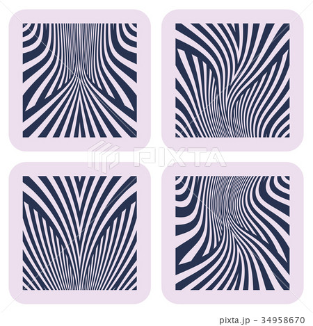 Lines patterns. Design elements set. 34958670