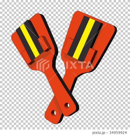 鳴子 よさこい 重ね 輪郭あり 鳴子 よさこい 重ね 輪郭あり 34959924