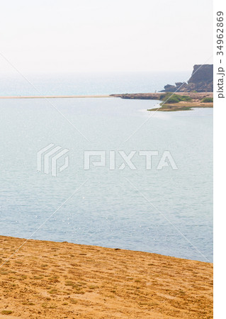 in oman arabic sea the hill near sandy in oman arabic sea the hill near sandy 34962869
