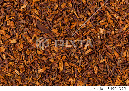 Heap of dry rooibos tea 34964396