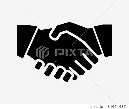Business handshake icon 34964487