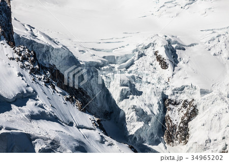 View of Mont Blanc mountain range from Aiguille View of Mont Blanc mountain range from Aiguille 34965202