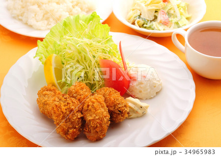 カキフライ定食 カキフライ定食 34965983