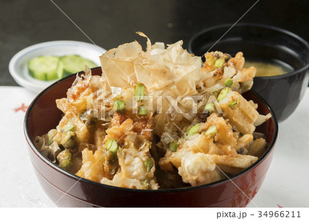 かき揚げ丼 34966211