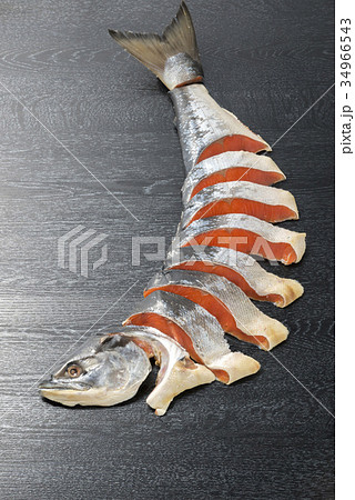 鮭の切身 34966543