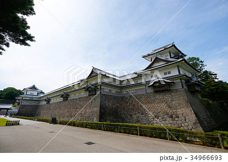 【日本100名城】金沢城 五十間長屋・菱櫓・橋爪門続櫓 【日本100名城】金沢城 五十間長屋・菱櫓・橋爪門続櫓 34966693
