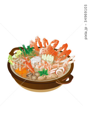 今日のご飯海鮮鍋 34969103
