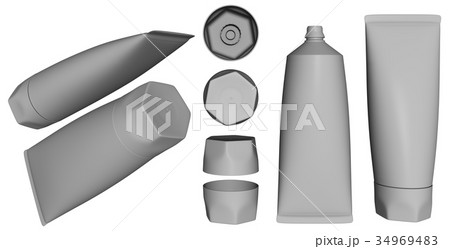 歯磨き粉のイラスト素材