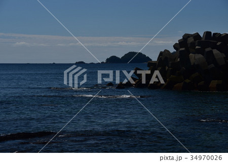 牟岐漁港の海 34970026