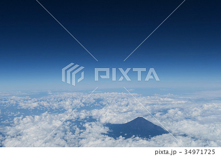 夏の富士山 34971725