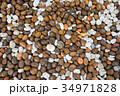 Gravels,close up gravels stone colorful background 34971828