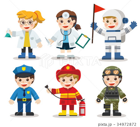 Kid Set of different professions. Kid Set of different professions. 34972872
