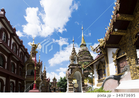 Wat Saen Muang Ma Luang in Chiang Mai, Thailand 34973695