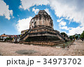 Wat Chedi Luang in Chiang Mai, Thailand 34973702