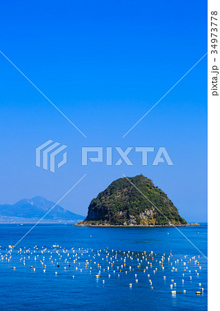 三角ノ瀬戸 海苔養殖風景　天草 34973778