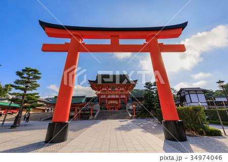 京都 伏見稲荷大社 楼門 京都 伏見稲荷大社 楼門 34974046