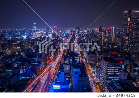 大阪本町の夜景 34974318