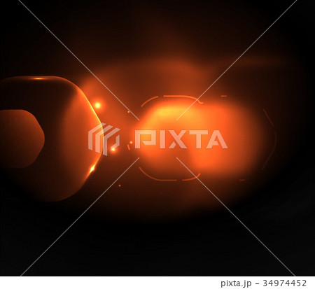 Blurred transparent hexagons on dark, digital Blurred transparent hexagons on dark, digital 34974452