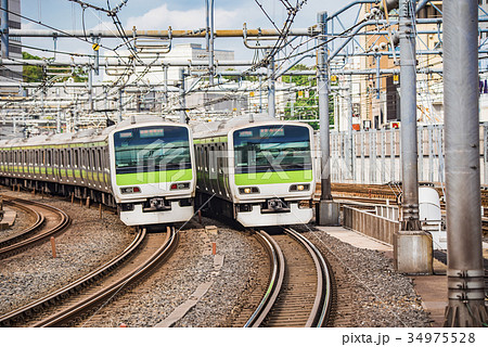 山手線　E231系　外回り　御徒町駅 34975528