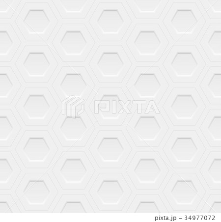 White seamless geometric pattern, ribbed surface 34977072