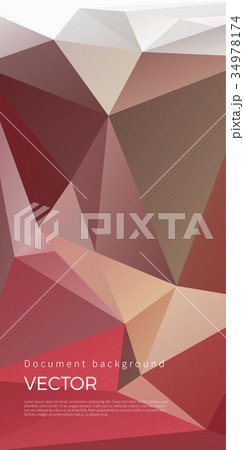 背景 三角形 多角形 34978174