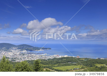 北海道　小樽眺望（毛無山からの眺め） 34979856