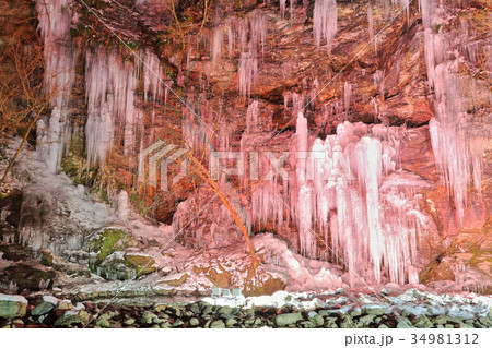 三十槌氷柱のイルミネーション 34981312