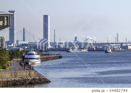 愛知県 名古屋市 名古屋港 中川橋より 愛知県 名古屋市 名古屋港 中川橋より 34982794