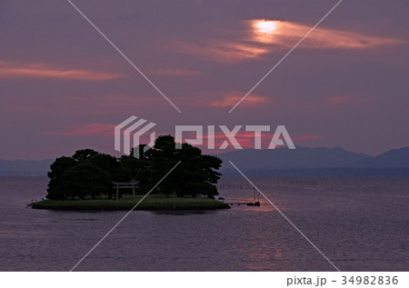 宍道湖の夕景 宍道湖の夕景 34982836