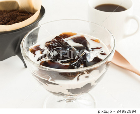 コーヒーゼリー デザート ゼリー コーヒーゼリー デザート ゼリー 34982994