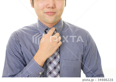 笑顔のビジネスマン 34986228