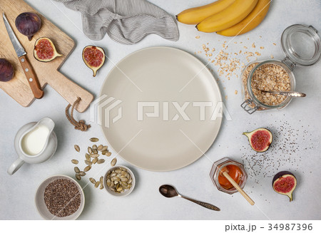 Ingredients for breakfast Ingredients for breakfast 34987396