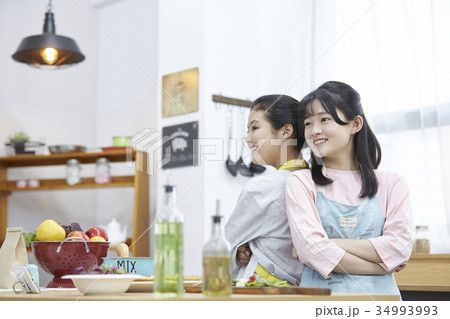 後ろ向き 背を向け合う そむける 34993993